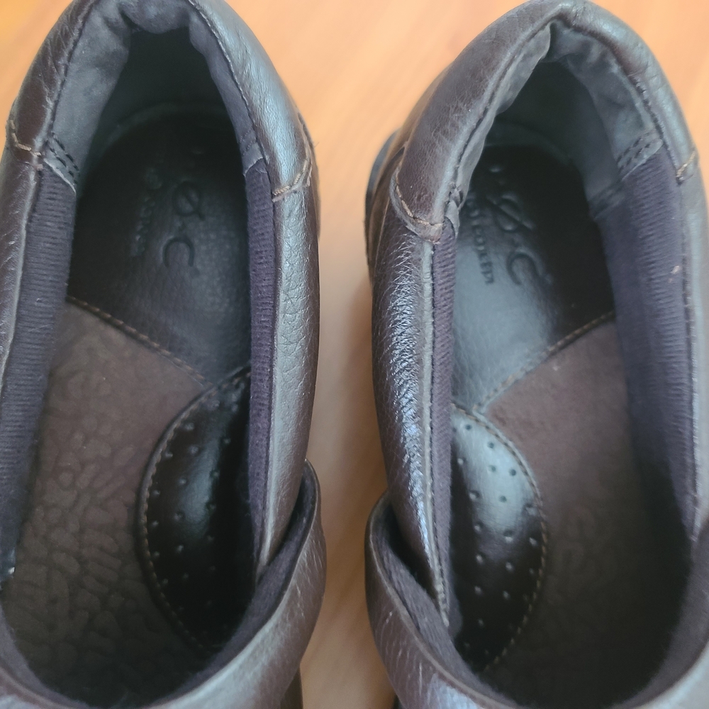 B.O.C Born Concept Shoes Womens  Slip On Clog Leather‎ Round Toe Casual Sz 9.5 - Picture 7 of 8
